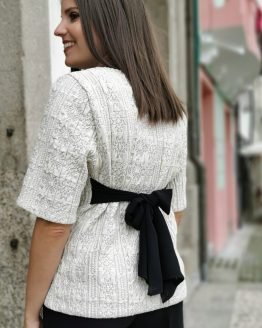 Camisola em Malha Jacquard