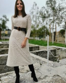 Vestido Ligeiro Malha Texturizada