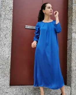 Vestido Azulão Reto