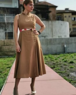 vestido camel vestido camel