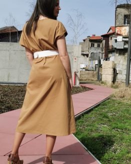 Vestido Camel