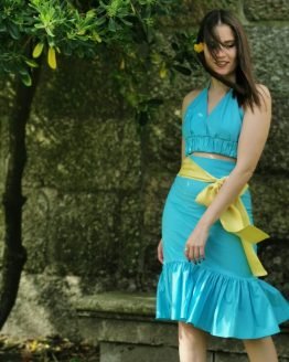 Saia Turquesa Saia Turquesa