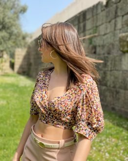 Top Florido Multicolor