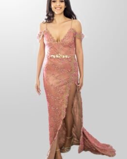 vestido de gala rosa vestido de gala rosa